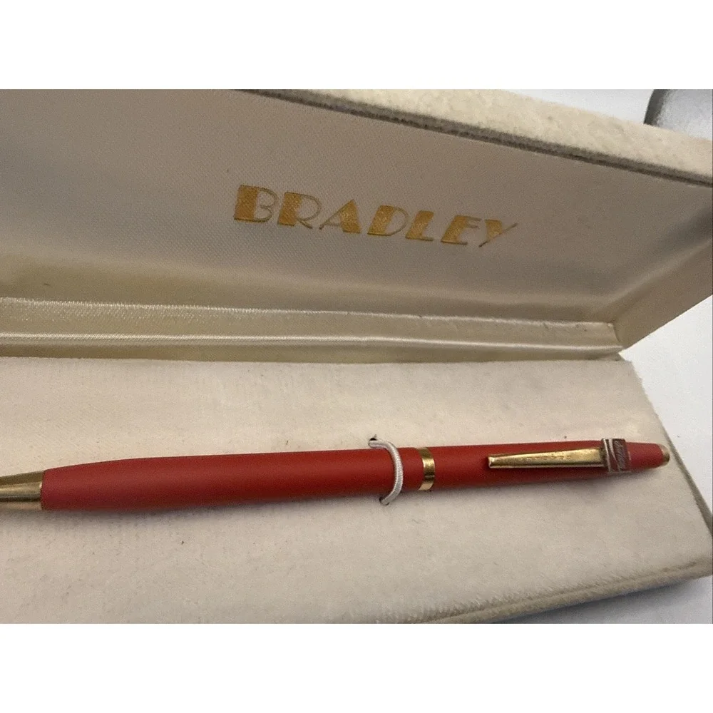 Vintage Bradley Pen Coca Cola Pen Never Used In Box